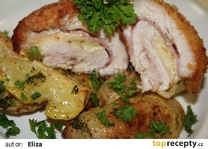 Kuřecí kapsa plněná bylinkovým sýrem